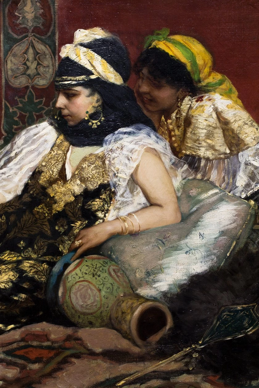 Jean - Joseph Benjamin, Constant, Il fenicottero rosa, Montreal Museum of Fine Arts, dettaglio